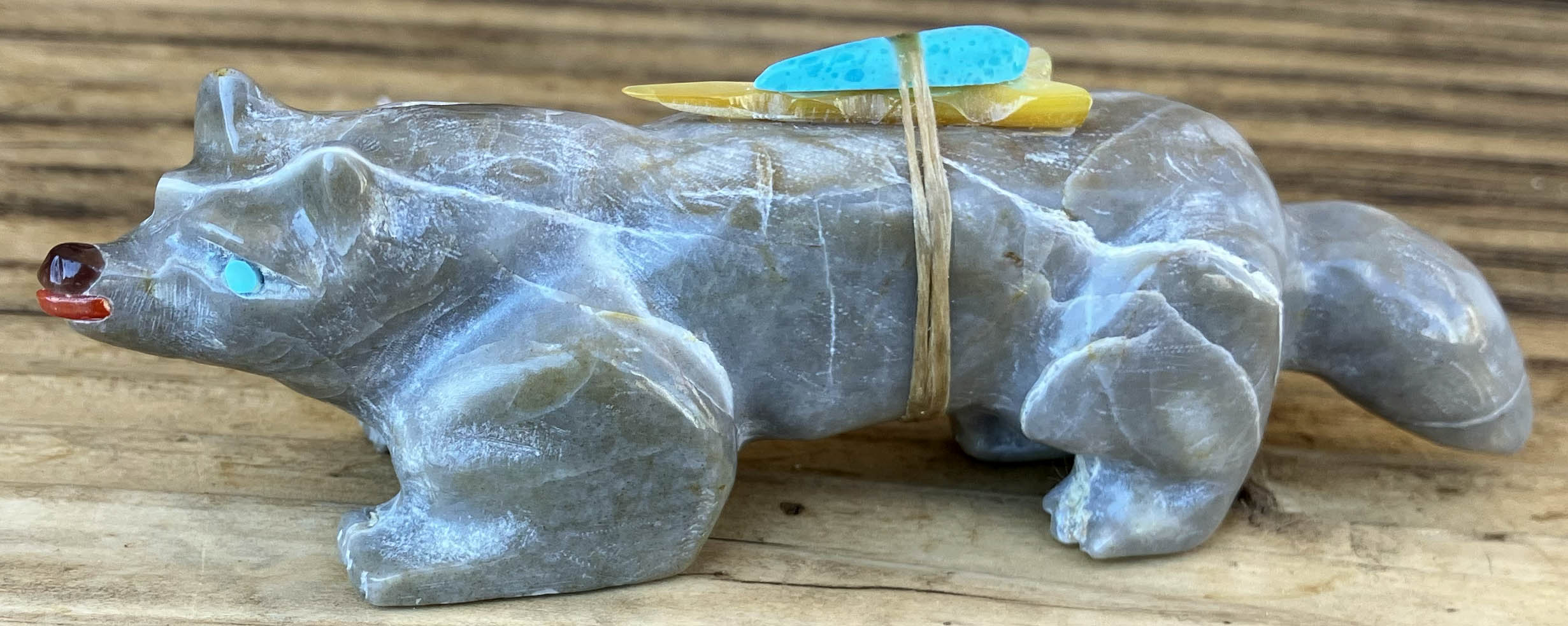 Freddie Leekya | Zuni Wolf Fetish | Penfield Gallery of Indian Arts | Albuquerque, New Mexico